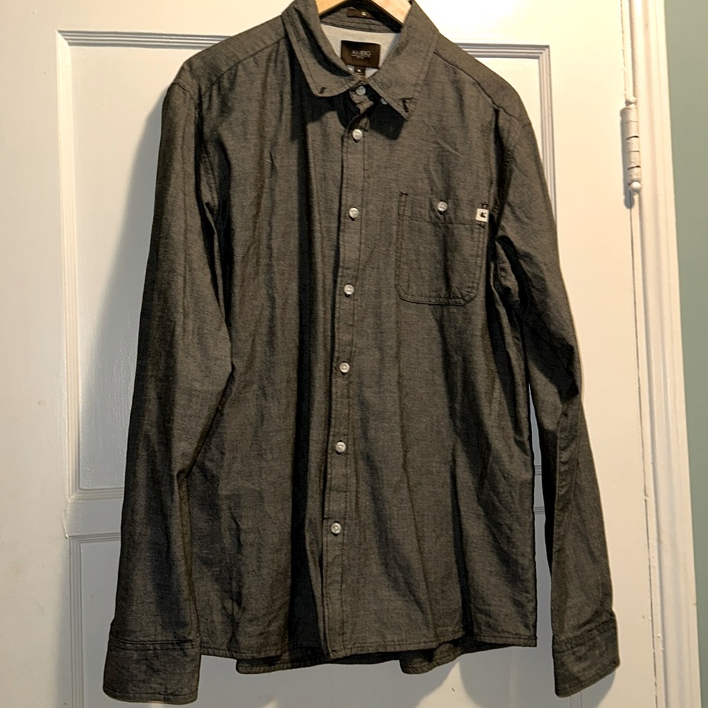 Ambig men’s grey button down shirt high-quality practically new